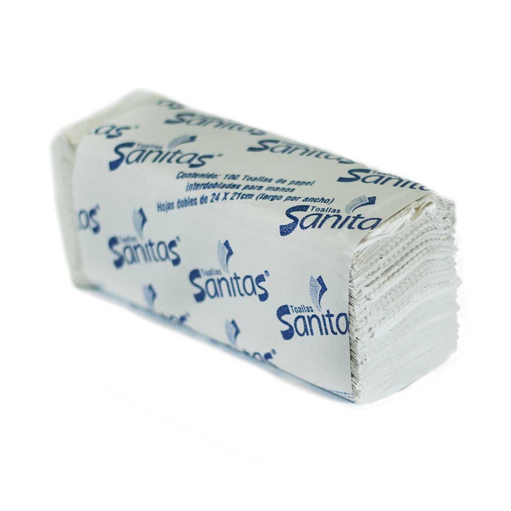 TOALLA INTERDOBLADA SANITAS 2000 PZ