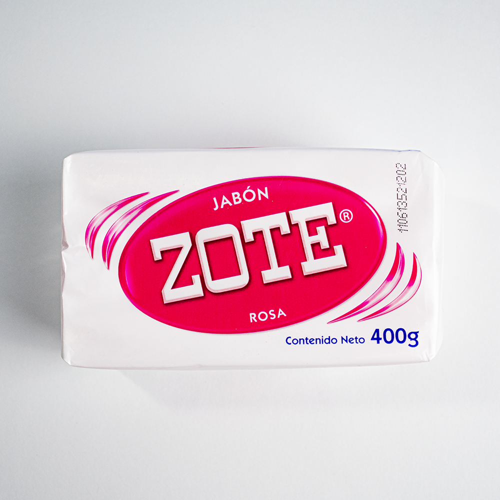 JABÓN ZOTE EN BARRA ROSA 400 GR SOLTOR